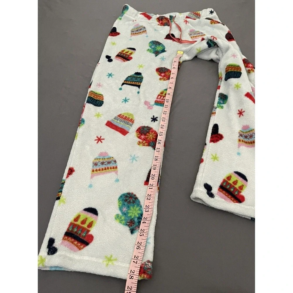 Christmas Mittens/ Hats Superminky‎ Womens Size Medium (8-10) Pajamas Pants